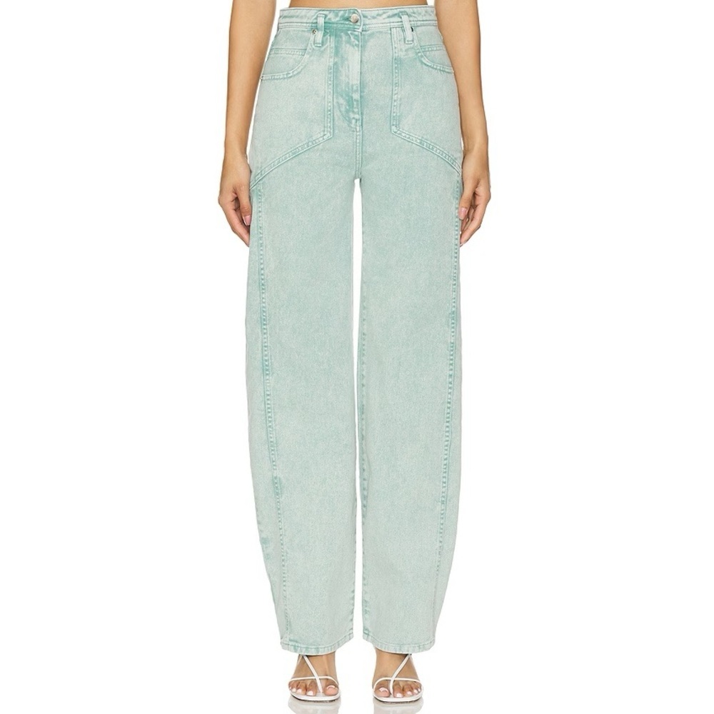 IRO Raul Wide Leg in Snow Green